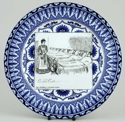 Plate She Becomes A Trained Nurse c1903